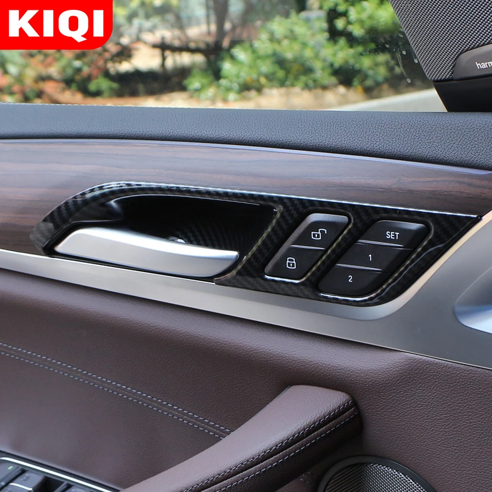 KIQI Автомобильная наклейка на обложку внутренней дверной ручки для BMW X3 G01 2018 2019 2020 2021 2022 ABS углеродное волокно Черные Аксессуары
KIQI Автомобильная наклейка на обложку внутренней дверной ручки для BMW X3 G01 2018 2019 2020 2021 2022 ABS углеродное волокно Черные Аксессуары