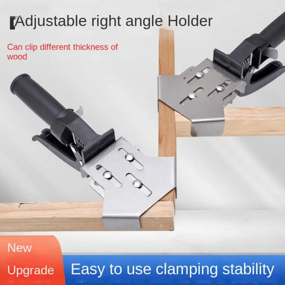 Portable Stainless Steel Right Angle Clamp Single Handle Sturdy 90 Degree Fixer Auxiliary Quick Clip Corner Clamp Metalwork
Portable Stainless Steel Right Angle Clamp Single Handle Sturdy 90 Degree Fixer Auxiliary Quick Clip Corner Clamp Metalwork