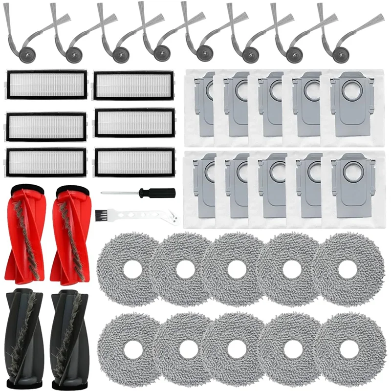 M04K Accessories Kit For Roborock Qrevo Curv/Curv S5X/Edge/S5V Robot Vacuum Cleaner Replacement Parts
M04K Accessories Kit For Roborock Qrevo Curv/Curv S5X/Edge/S5V Robot Vacuum Cleaner Replacement Parts