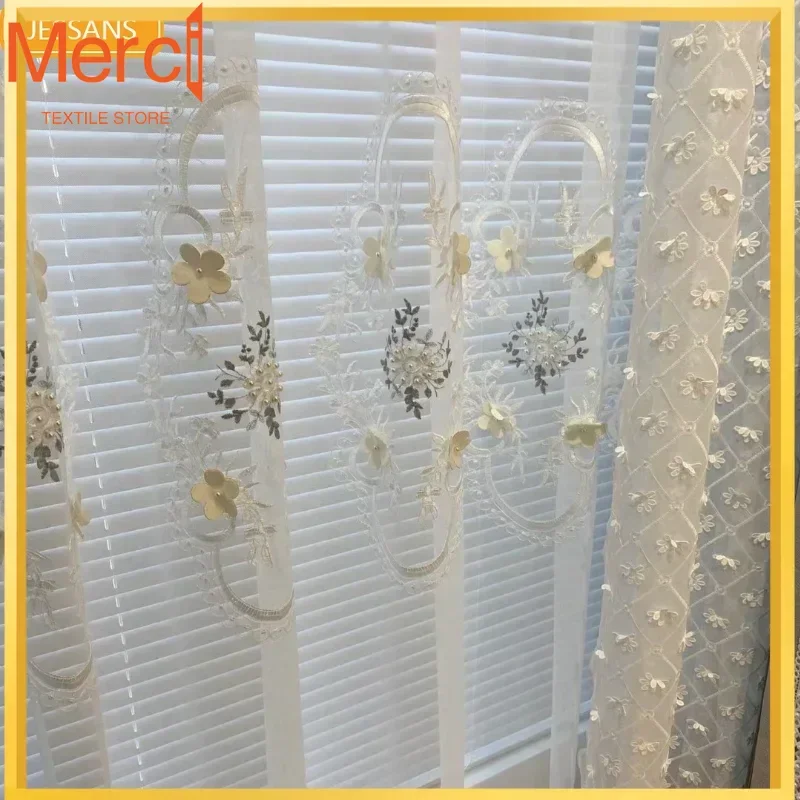 New Chinese Style Embroidered Window Relief Screen Curtains For Living Room Bedroom French Balcony And Bay Window Customization
New Chinese Style Embroidered Window Relief Screen Curtains For Living Room Bedroom French Balcony And Bay Window Customization