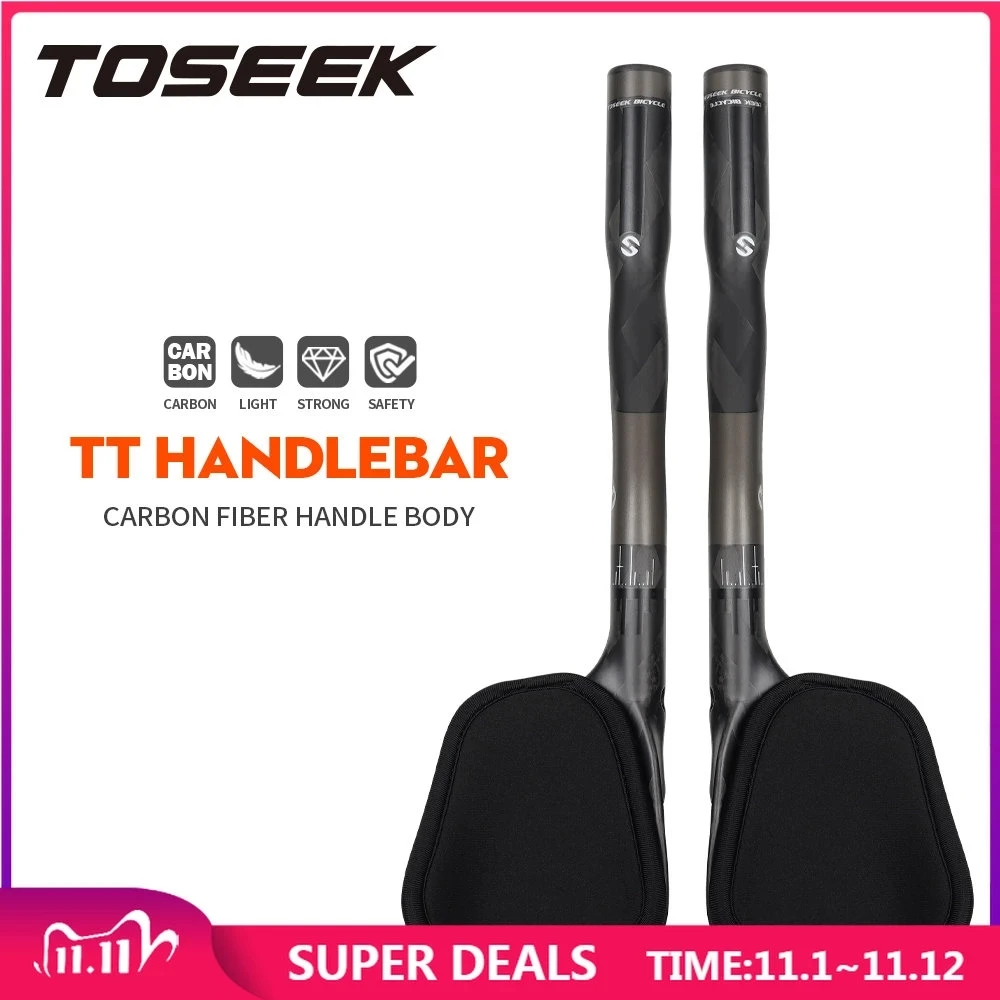 TOSEEK Carbon Fiber Road Bike Rest Relax TT Handlebar MTB Road Bicycle Race with Sponge Elbow Pad Bike Accessories
TOSEEK Carbon Fiber Road Bike Rest Relax TT Handlebar MTB Road Bicycle Race with Sponge Elbow Pad Bike Accessories