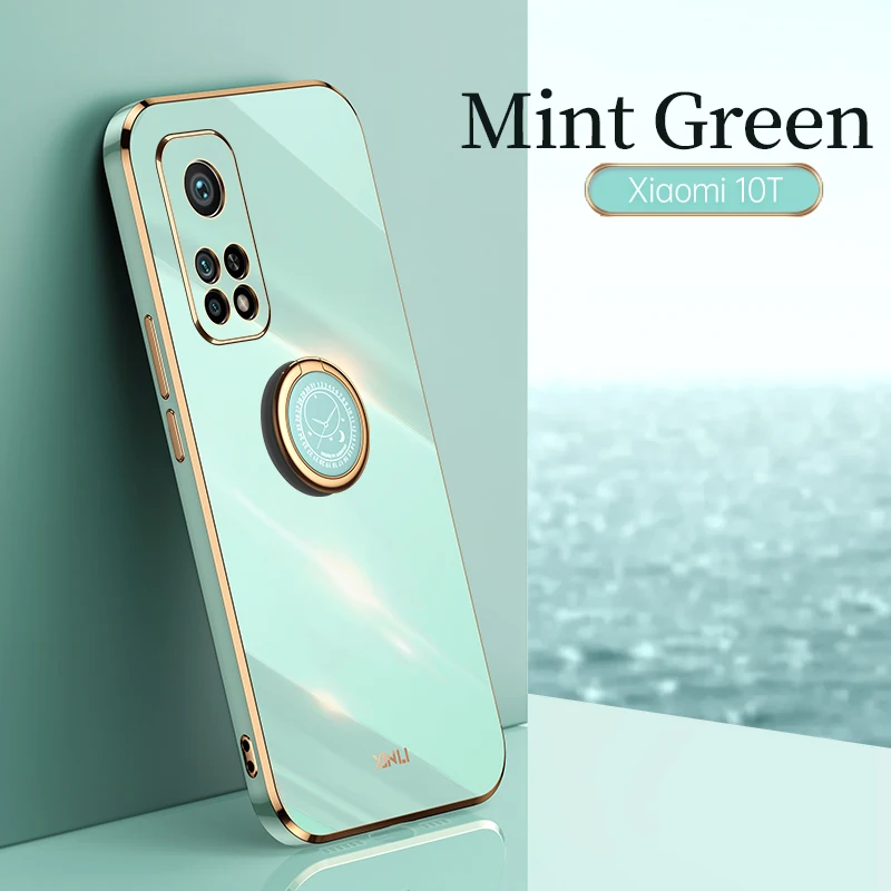 Luxury Square Plating Ring Holder Phone Case For Xiaomi Mi 10T Pro Mi10T Pro 5G ShockProof Soft TPU Silicone Back Cover Fundas
Luxury Square Plating Ring Holder Phone Case For Xiaomi Mi 10T Pro Mi10T Pro 5G ShockProof Soft TPU Silicone Back Cover Fundas