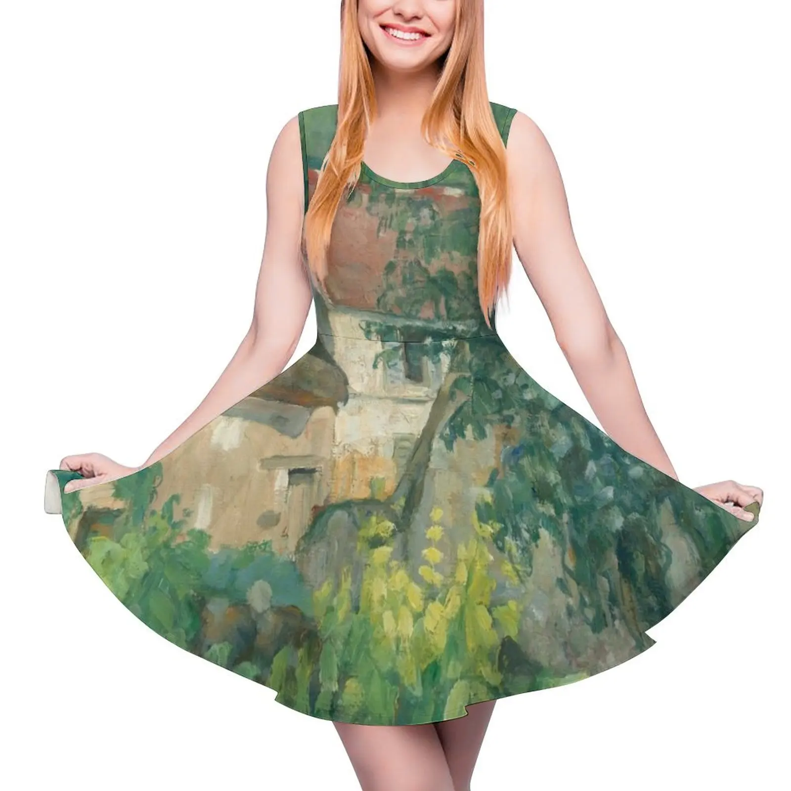 Paul Cézanne, House of Père Lacroix, 1873 Painting Sleeveless Dress womens dress women"s evening dresses summer dress daily
Paul Cézanne, House of Père Lacroix, 1873 Painting Sleeveless Dress womens dress women"s evening dresses summer dress daily