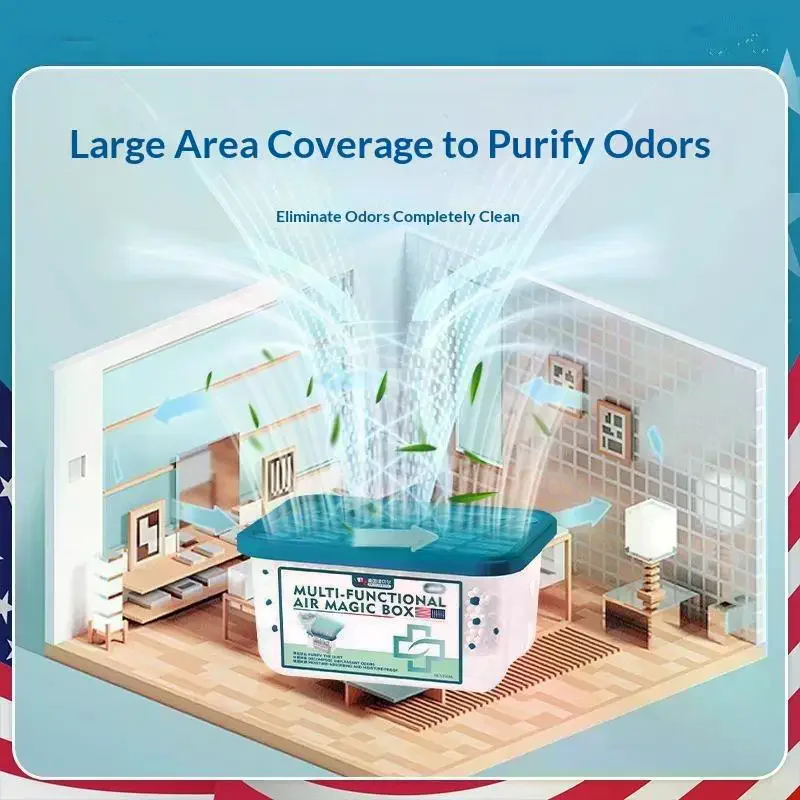 Moisture-absorbing Dust-removing Odor-decomposing Air Moisture-absorbing Dust Box Activated Carbon Decomposes Odors Circulating
Moisture-absorbing Dust-removing Odor-decomposing Air Moisture-absorbing Dust Box Activated Carbon Decomposes Odors Circulating