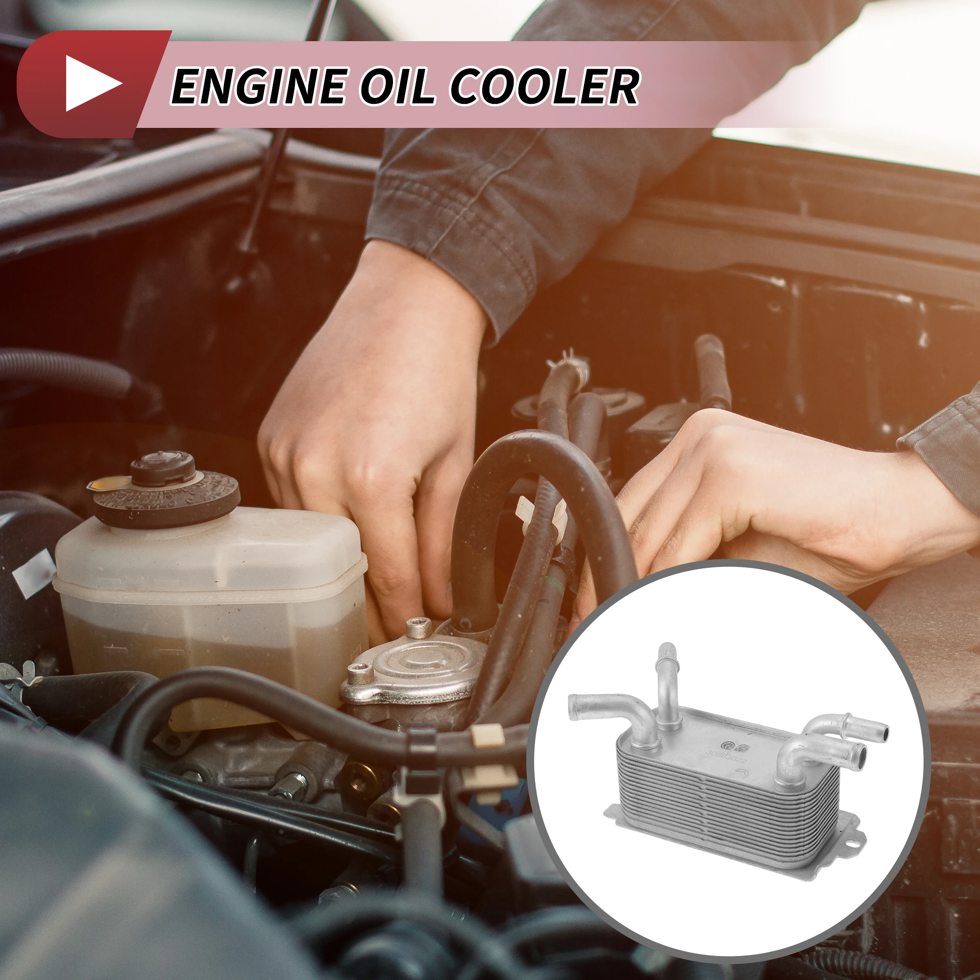 UXCELL Engine Oil Cooler for Volvo S40 2004-2012 No.30683022 Transmission Oil Cooler
UXCELL Engine Oil Cooler for Volvo S40 2004-2012 No.30683022 Transmission Oil Cooler