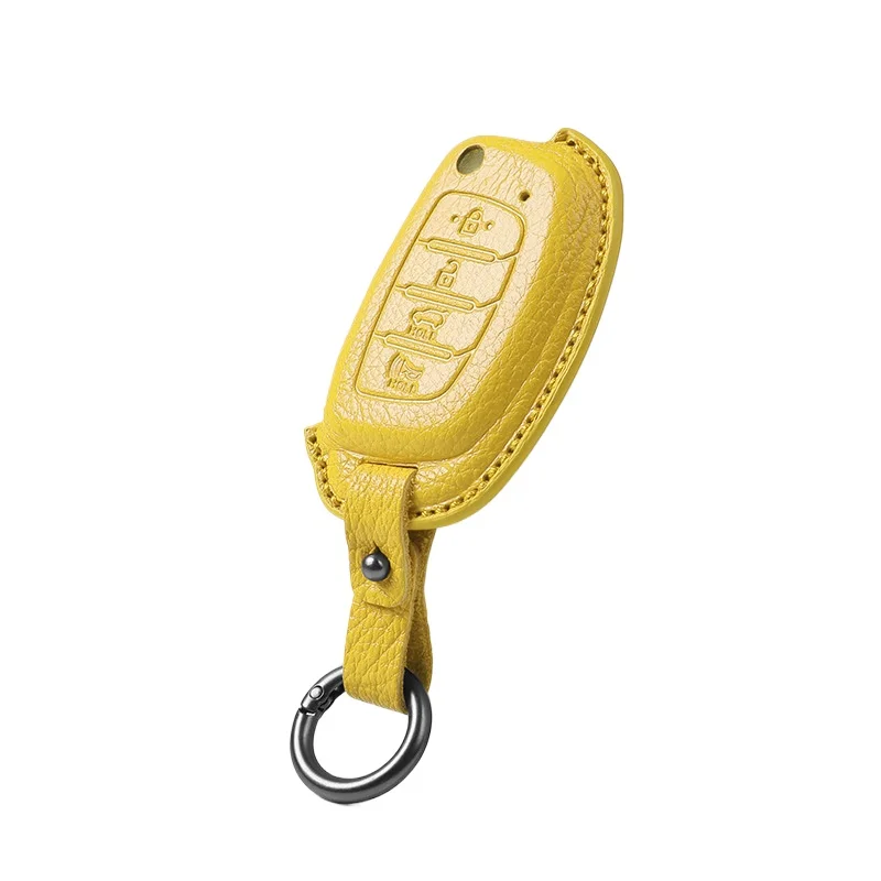 Premium Sheep Leather Key Cover Case for Hyundai Mistra / Langdong / Santa Fe / Ix25 / Ix35 (2024) - Protective Key Fob Shell
Premium Sheep Leather Key Cover Case for Hyundai Mistra / Langdong / Santa Fe / Ix25 / Ix35 (2024) - Protective Key Fob Shell