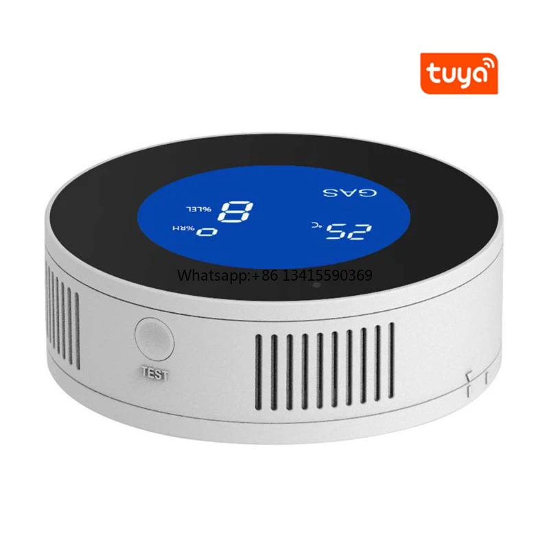 Wall-mounted Gas Detector Sensor with Display Can Real-time Detect Gas Check on Tuya Wifi App
Wall-mounted Gas Detector Sensor with Display Can Real-time Detect Gas Check on Tuya Wifi App