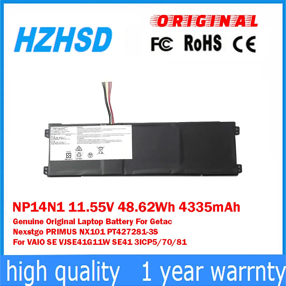 NP14N1 11.55V 48.62Wh 4335mAh Genuine Original Laptop Battery For Getac Nexstgo PRIMUS NX101 PT427281-3S For VAIO SE VJSE41G11W
NP14N1 11.55V 48.62Wh 4335mAh Genuine Original Laptop Battery For Getac Nexstgo PRIMUS NX101 PT427281-3S For VAIO SE VJSE41G11W