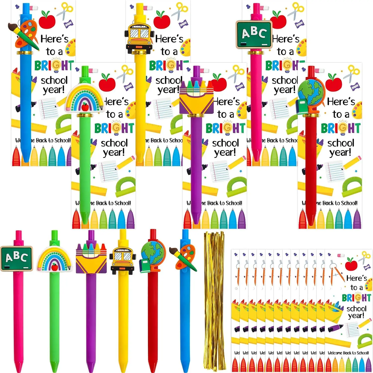 ceiba tree 24Pack Back to School Gifts Pens with Cards from Teacher First Day of School Cute Writing Ballpoint Pens for Students Classroom Supplies
ceiba tree 24Pack Back to School Gifts Pens with Cards from Teacher First Day of School Cute Writing Ballpoint Pens for Students Classroom Supplies