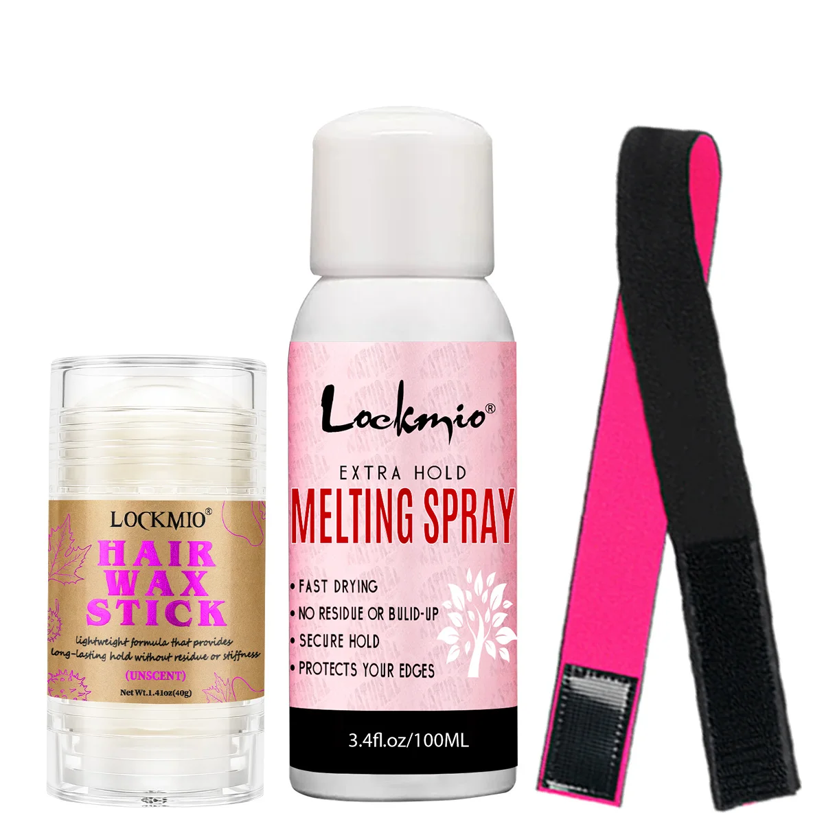 LOCKMIO Lace Wig Styling Wax Stick Smoothing Finishing Solid Wax Fast-Drying Adhesive Melting Spray for Wigs Frontal Closure Kit
LOCKMIO Lace Wig Styling Wax Stick Smoothing Finishing Solid Wax Fast-Drying Adhesive Melting Spray for Wigs Frontal Closure Kit