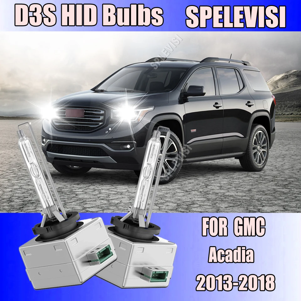 2 шт. 6000K фары D3S HID Xenon, автомобильные лампы 4500LM для GMC Acadia 2013-2018
2 шт. 6000K фары D3S HID Xenon, автомобильные лампы 4500LM для GMC Acadia 2013-2018