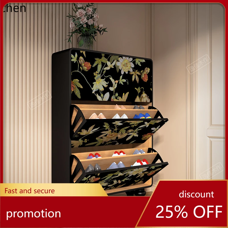 HT flower solid wood household ultra-thin shoe cabinet entry porch cabinet decorative locker
HT flower solid wood household ultra-thin shoe cabinet entry porch cabinet decorative locker