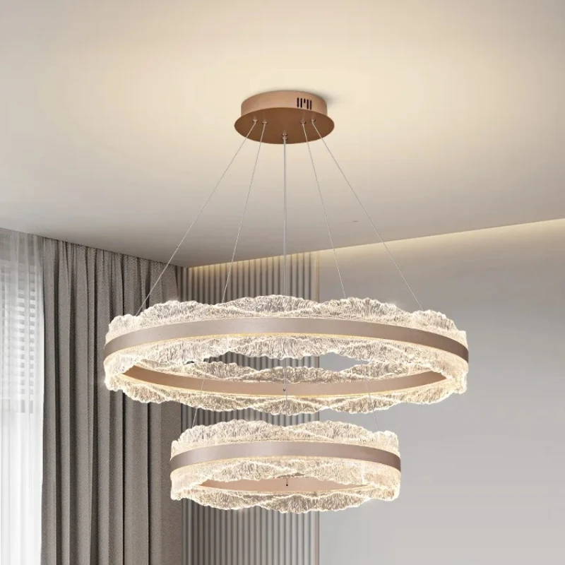 Nordic Wave Ring Acrylic LED Pendant Lights for Living Dining Table Room Bedroom Minimalist Design Dimmable Lusters Luminaires
Nordic Wave Ring Acrylic LED Pendant Lights for Living Dining Table Room Bedroom Minimalist Design Dimmable Lusters Luminaires
