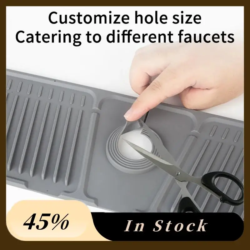 A60Z Top 2PCS Kitchen Silicone Faucet Mat Faucet Water Catcher Mat Sink Splash Pad Countertop Protector Bathroom
A60Z Top 2PCS Kitchen Silicone Faucet Mat Faucet Water Catcher Mat Sink Splash Pad Countertop Protector Bathroom