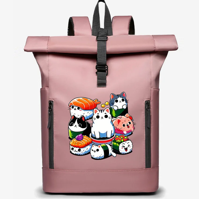 Large capacity Men Business Backpack Men's School Bags Adorable Cat Sushi Cartoon Printing Waterproof Women's Business Backpack
Large capacity Men Business Backpack Men's School Bags Adorable Cat Sushi Cartoon Printing Waterproof Women's Business Backpack