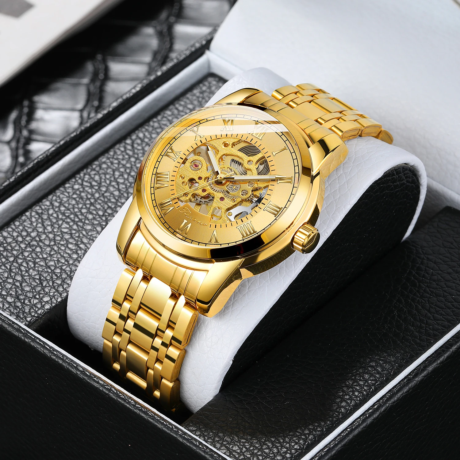 T-WINNER модные повседневные мужские автоматические механические роскошные часы со скелетом, светящиеся указатели, спортивные наручные часы из нержавеющей стали 
T-WINNER модные повседневные мужские автоматические механические роскошные часы со скелетом, светящиеся указатели, спортивные наручные часы из нержавеющей стали