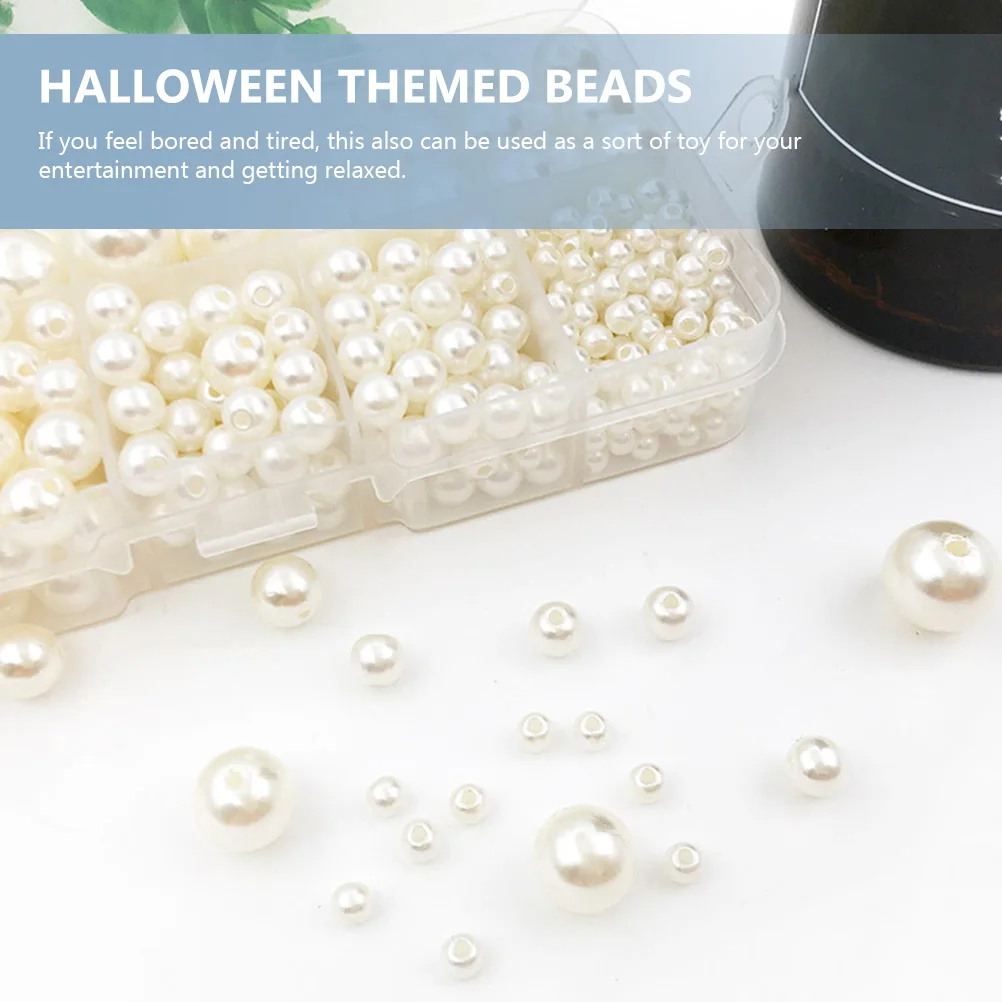 300pcs Beads ABS Material White Small Jewelry Making Kits Crafts Multifunctional Necklace Bracelet Handmade
300pcs Beads ABS Material White Small Jewelry Making Kits Crafts Multifunctional Necklace Bracelet Handmade