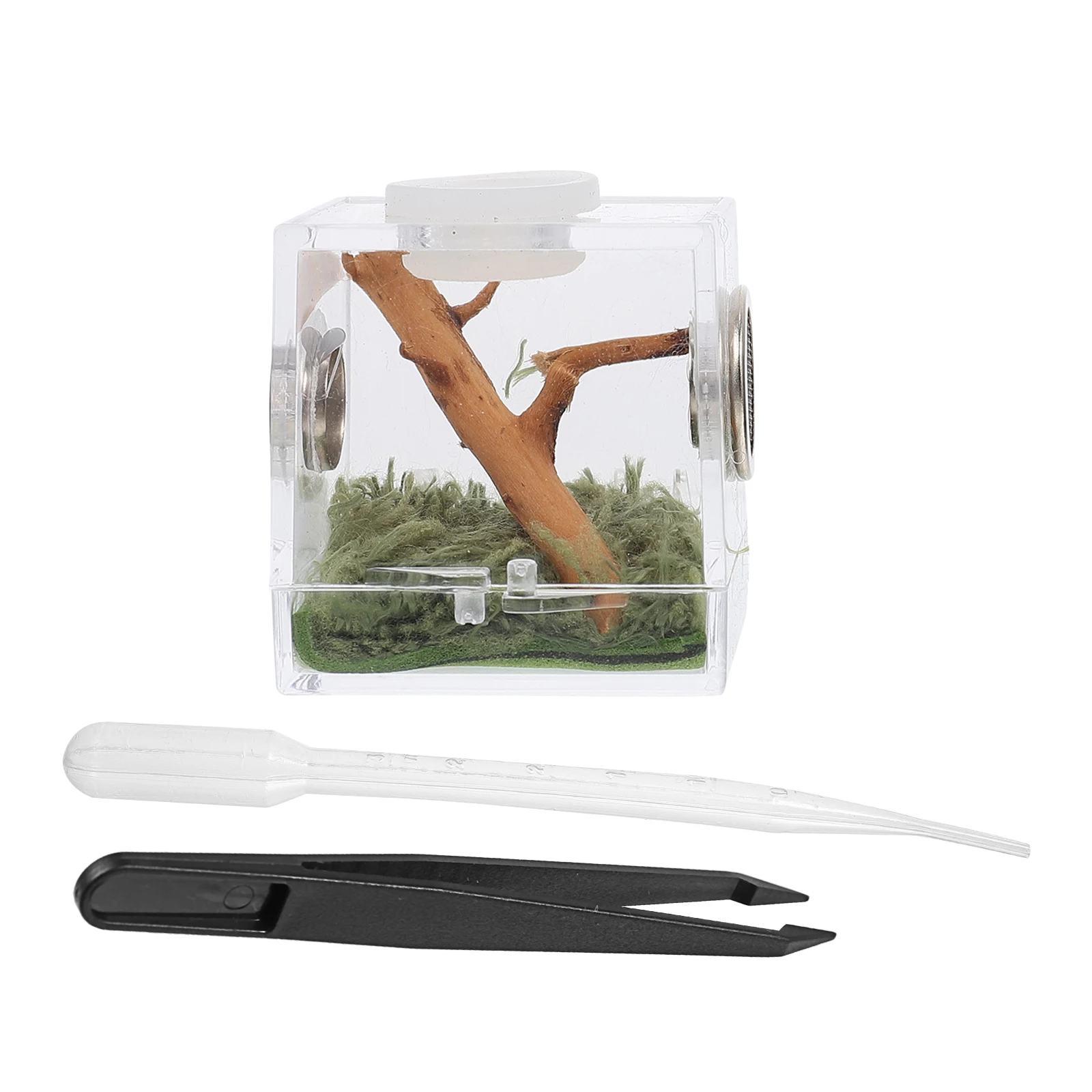 1PC Spider Breeding Box Acrylic Terrarium Reptile Feeding Case Small Size Pet Cage Transparent Durable
1PC Spider Breeding Box Acrylic Terrarium Reptile Feeding Case Small Size Pet Cage Transparent Durable