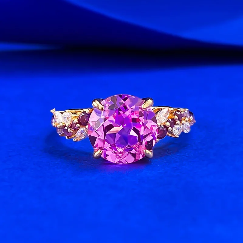 Luxury 9mm Round High Carbon Diamond Womens Rings - Gold Platd Engagement Ring & Bridal Wedding Band Party Jewelry Gift
Luxury 9mm Round High Carbon Diamond Womens Rings - Gold Platd Engagement Ring & Bridal Wedding Band Party Jewelry Gift