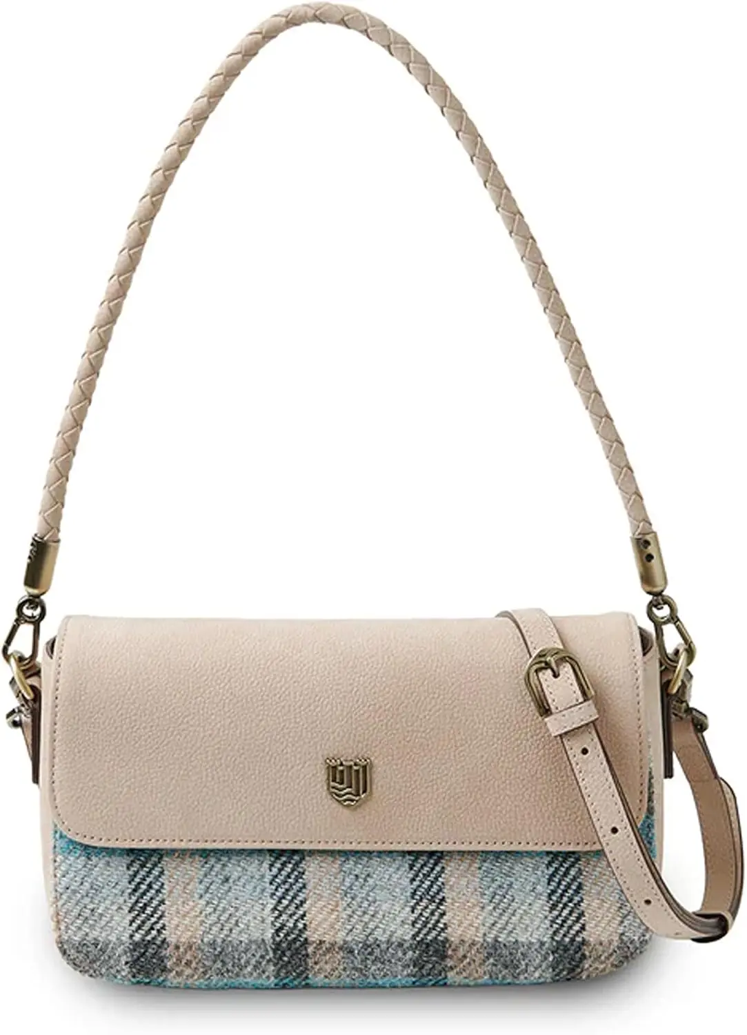 Harris Tweed & Leather Clutch Bag with Detachable Strap
Harris Tweed & Leather Clutch Bag with Detachable Strap