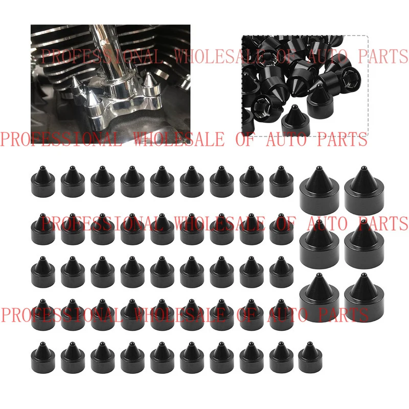 V+ Black 52X Engine Cover Bolt Caps for Harley Twin Cam Dyna Wide Glide FXD
V+ Black 52X Engine Cover Bolt Caps for Harley Twin Cam Dyna Wide Glide FXD