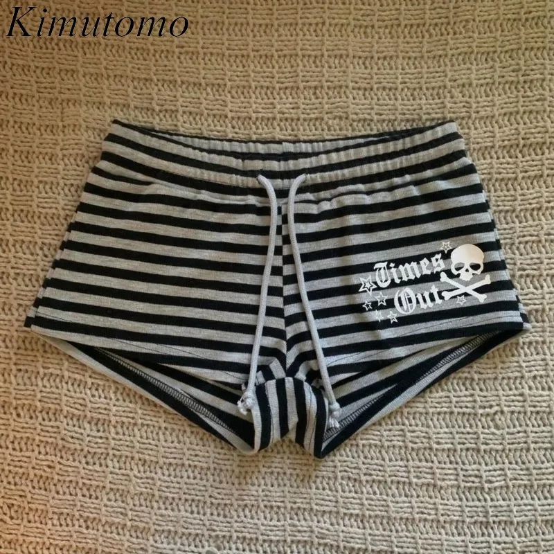 Kimutomo Vintage Shorts Women Skulls Printed Striped Punk Style Spring Summer Fashion Y2k Aesthetic Harajuku Shorts Ladies
Kimutomo Vintage Shorts Women Skulls Printed Striped Punk Style Spring Summer Fashion Y2k Aesthetic Harajuku Shorts Ladies