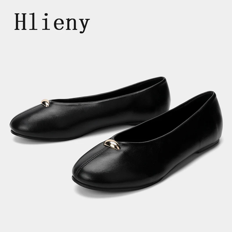 Hlieny Fashion Metal Decoration Ballet Flats Women Green PU Leather Light Soft Sole Comfortable Loafers Ladies Shoes Size 35-42
Hlieny Fashion Metal Decoration Ballet Flats Women Green PU Leather Light Soft Sole Comfortable Loafers Ladies Shoes Size 35-42