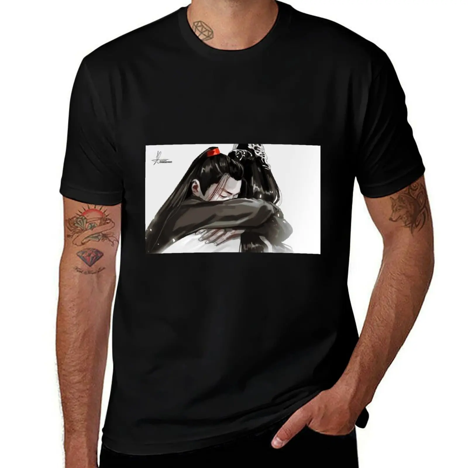 MDZS/The Untamed Wangxian hug T-Shirt Mechanic Work Tee Shirt
MDZS/The Untamed Wangxian hug T-Shirt Mechanic Work Tee Shirt