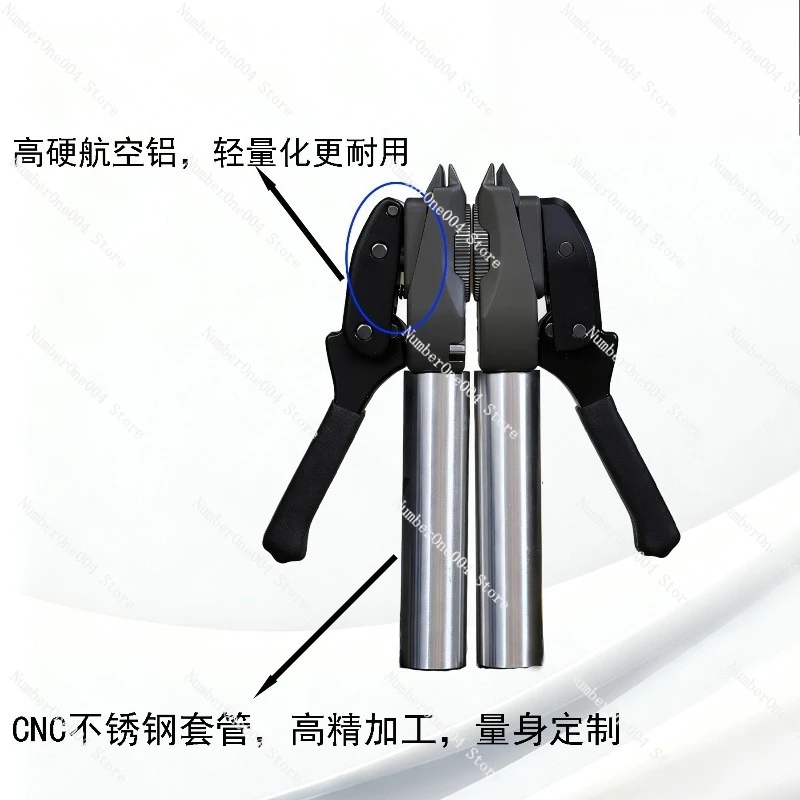 Badminton Racket Stringing Machine Accessories Four-Tooth String Clamp, 25-Year Ratchet Anti-Backlash B Model Small Head