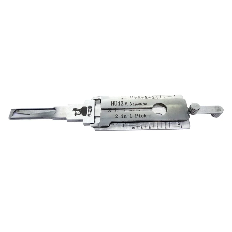 Original Lishi HU43 V.3 2 in 1 Lock Pick Decoder Ignition Car Door Opener for Old Opel Models Vertical milling
Original Lishi HU43 V.3 2 in 1 Lock Pick Decoder Ignition Car Door Opener for Old Opel Models Vertical milling