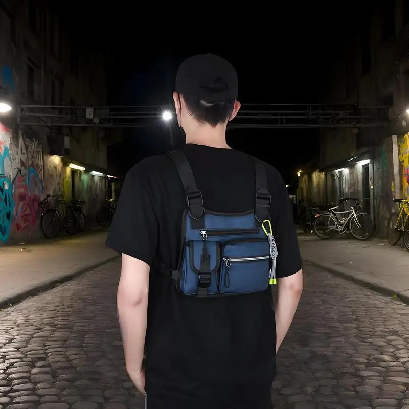Chest Pack Adjustable Multifunctional Chest Bag Wear-Resistant Multifunctional Vest With 3D Cut For Hiking Gym Sports Motorcycle
Chest Pack Adjustable Multifunctional Chest Bag Wear-Resistant Multifunctional Vest With 3D Cut For Hiking Gym Sports Motorcycle