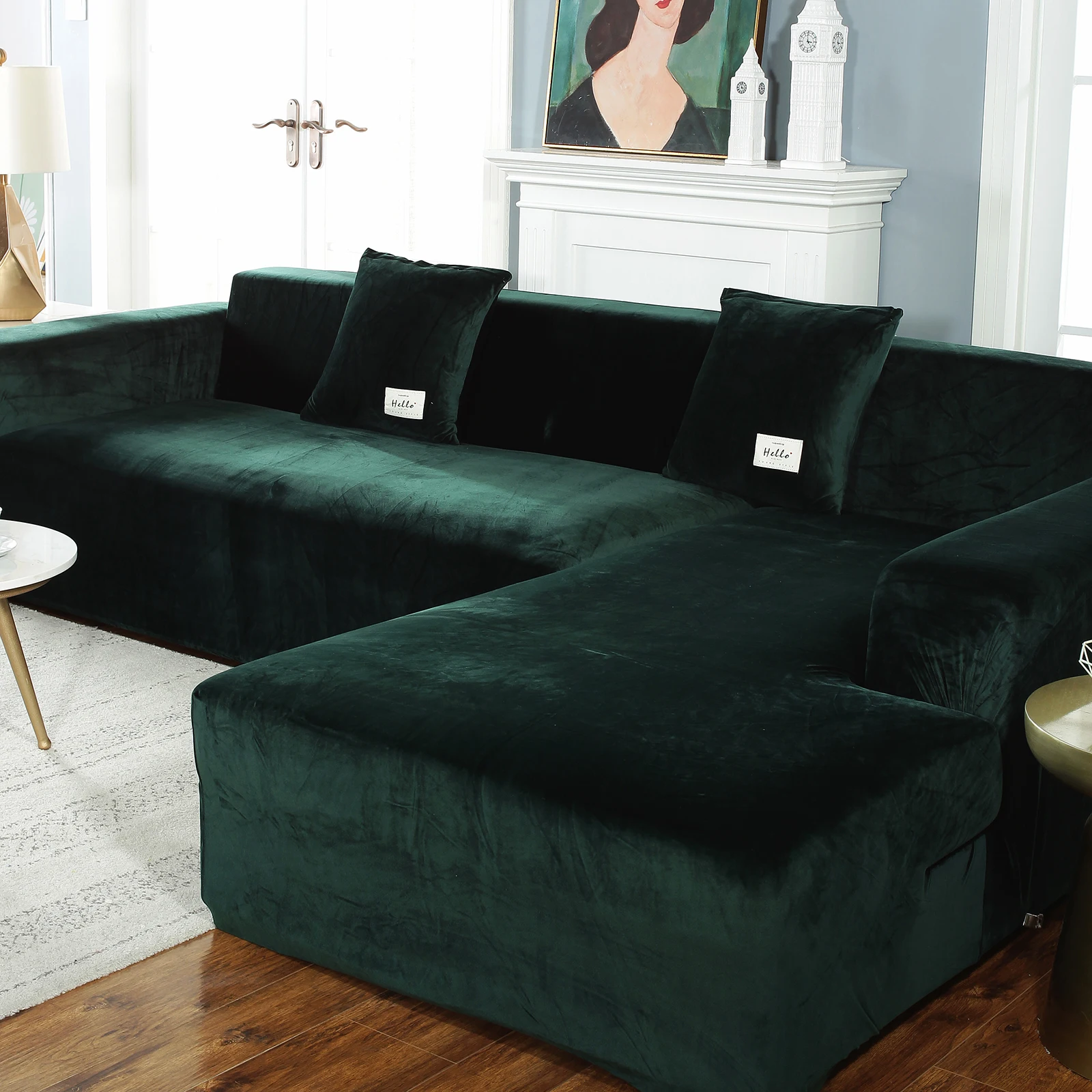Velvet Sofa Cover Thick L Shaped Corner Sofa Cover for Living Room 3 Seat Cushion Couch Universal Stretch Fabric Sofa Slipcover
Velvet Sofa Cover Thick L Shaped Corner Sofa Cover for Living Room 3 Seat Cushion Couch Universal Stretch Fabric Sofa Slipcover