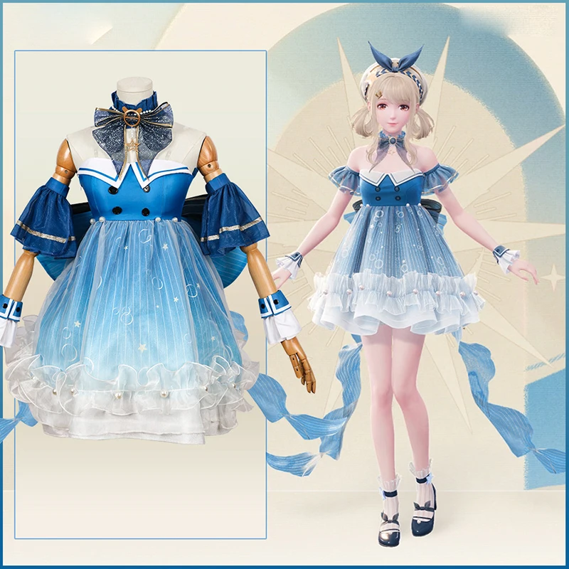 Nikki Cosplay Costume Game Infinity Nikki Women Blue Dress Nikki Lolita Dress Cosplay Plus Size
Nikki Cosplay Costume Game Infinity Nikki Women Blue Dress Nikki Lolita Dress Cosplay Plus Size