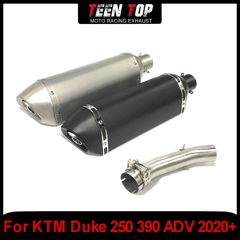 For KTM 250 390 ADV Middle Link Pipe 51mm Exhaust Muffler Stainless Steel Motorcycle Slip on Exhaust 390 ADVENTURE 2020+ Tube
For KTM 250 390 ADV Middle Link Pipe 51mm Exhaust Muffler Stainless Steel Motorcycle Slip on Exhaust 390 ADVENTURE 2020+ Tube