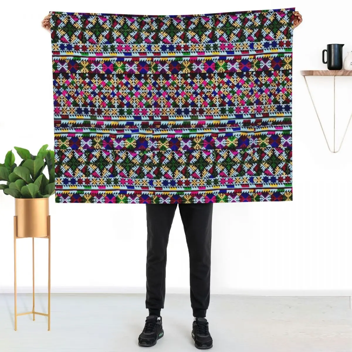 Iu Mien TrendyEmbroidery Throw Blanket Cozy Home Blanket Gift for Christmas Holiday
Iu Mien TrendyEmbroidery Throw Blanket Cozy Home Blanket Gift for Christmas Holiday
