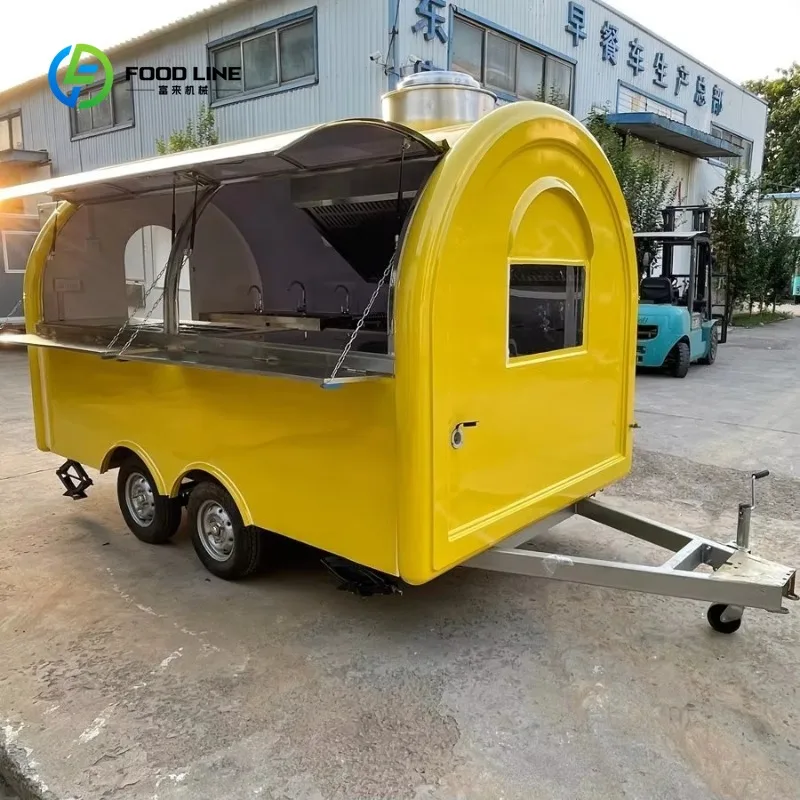 Customized CE Certified Round Food Trailer with Deep Fryer Mobile Kitchen Unit for Street Food Business
Customized CE Certified Round Food Trailer with Deep Fryer Mobile Kitchen Unit for Street Food Business
