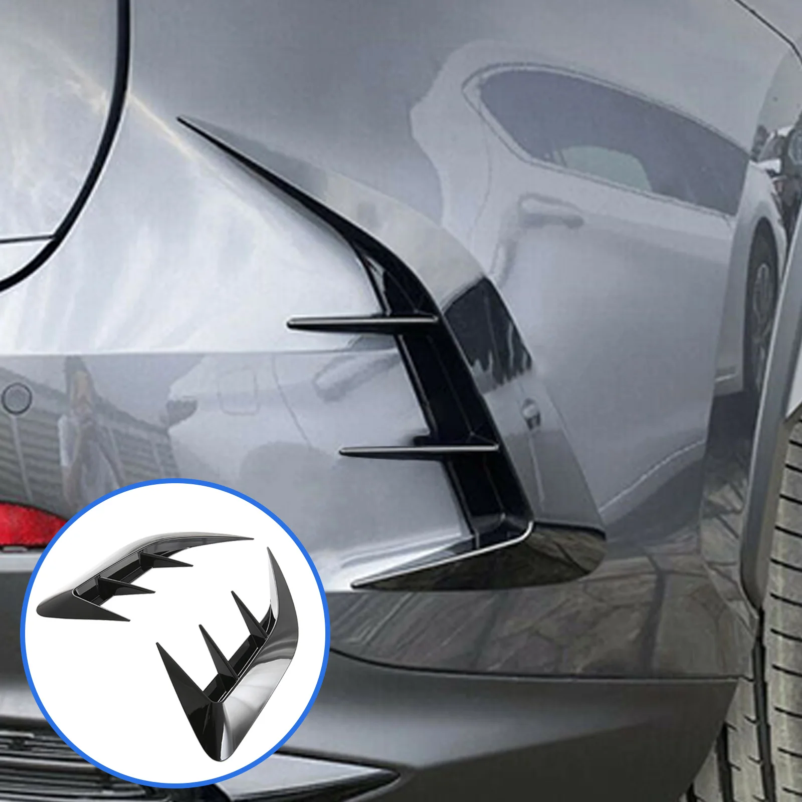 Accessories For 2022 2023 Lexus NX Rear Bumper Both Side Air Inlet Cover Molding Trim Black
Accessories For 2022 2023 Lexus NX Rear Bumper Both Side Air Inlet Cover Molding Trim Black
