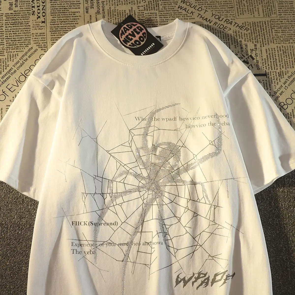 American Retro Niche Pure Cotton T-shirt Trendy Brand Spider Short Sleeved Loose and Versatile Top Ins Trendy clothing
American Retro Niche Pure Cotton T-shirt Trendy Brand Spider Short Sleeved Loose and Versatile Top Ins Trendy clothing