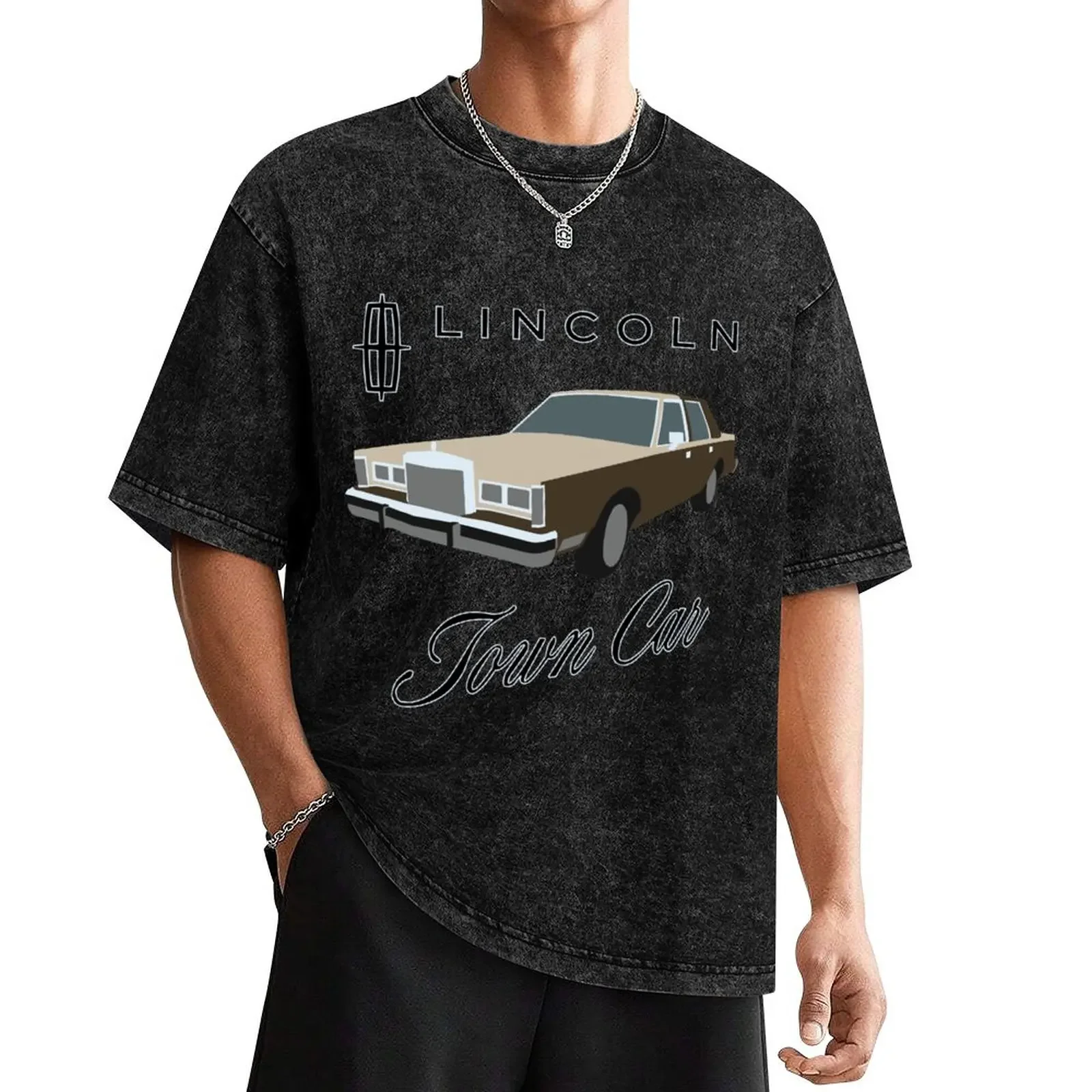 Flat Car #7 1987 Lincoln Town Car T-Shirt Short sleeve tee Blouse oversized luxury clothes men
Flat Car #7 1987 Lincoln Town Car T-Shirt Short sleeve tee Blouse oversized luxury clothes men