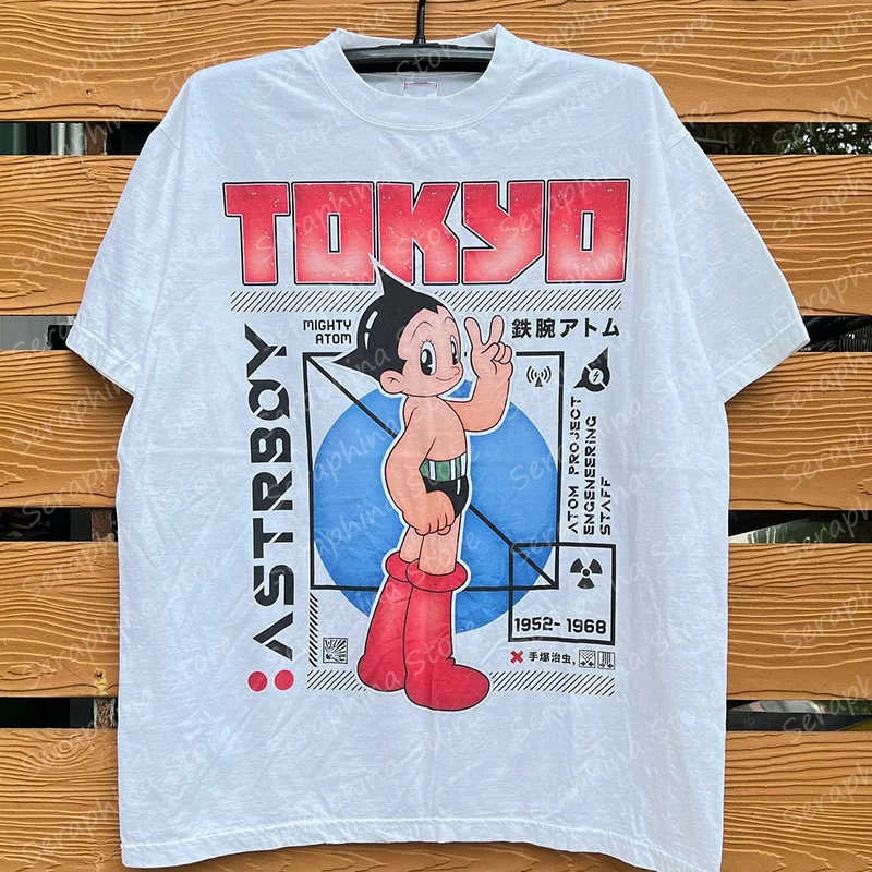 Astro Boy Iron Arm Astro Boy Tezuka Osamu Series Manga Short Sleeve T-Shirt American Men And Women High Quality Cotton T-Shirt
Astro Boy Iron Arm Astro Boy Tezuka Osamu Series Manga Short Sleeve T-Shirt American Men And Women High Quality Cotton T-Shirt