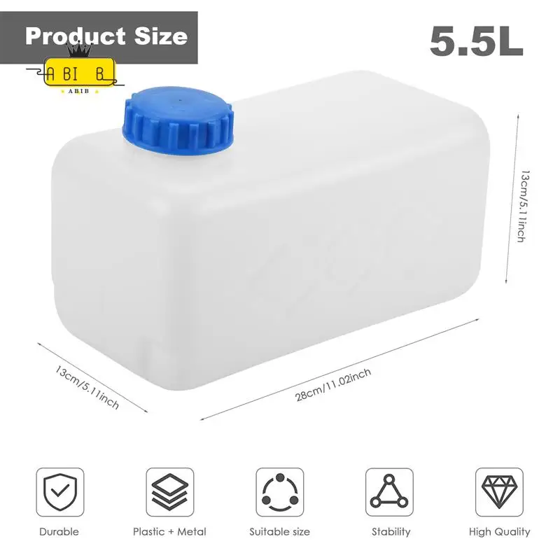 ABIB -5.5L -Diesel Air Parking Heater Fuel Tank -Gasoline Canister Oil Storge Camper Water Tank Autonomous Heater Accessories
ABIB -5.5L -Diesel Air Parking Heater Fuel Tank -Gasoline Canister Oil Storge Camper Water Tank Autonomous Heater Accessories
