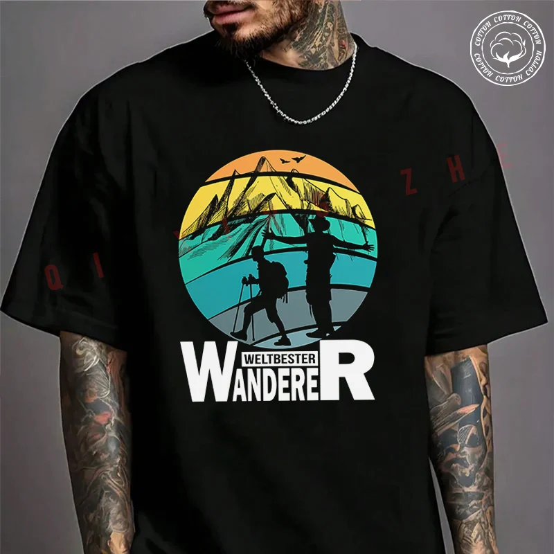 Wandern Spruch Weltbester Graphic Motorcycle Men's Fashion T-shirt Cotton Casual Summer Comfortable Short Sleeve Tops
Wandern Spruch Weltbester Graphic Motorcycle Men's Fashion T-shirt Cotton Casual Summer Comfortable Short Sleeve Tops
