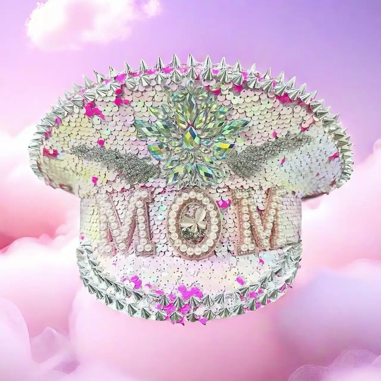 HongLuan блестящая розовая дискотека на День святого Валентина шляпа капитана со стразами для карнавала, рейв-фестивали, аксессуары и вечерние шляпа для женщин
HongLuan блестящая розовая дискотека на День святого Валентина шляпа капитана со стразами для карнавала, рейв-фестивали, аксессуары и вечерние шляпа для женщин