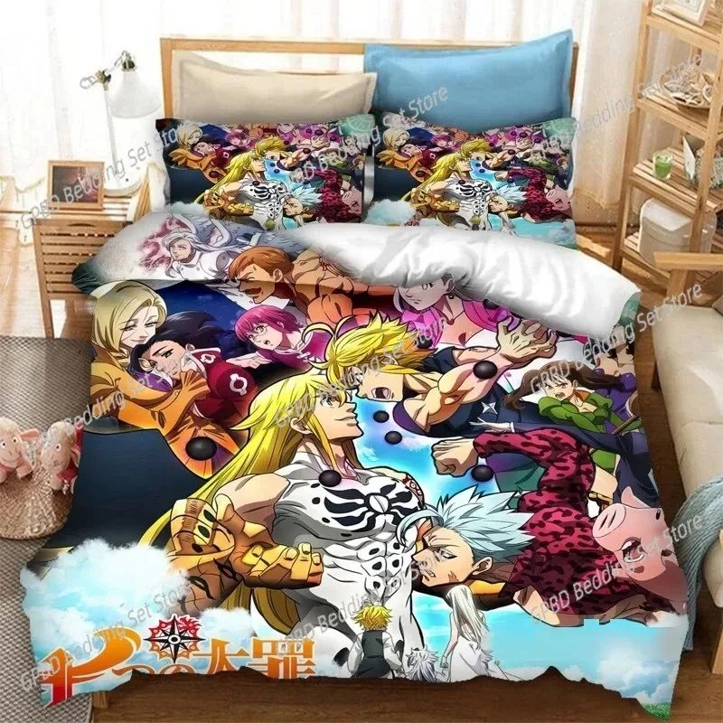 Anime The Seven Deadly Sins Bedding Set Boys Girls Twin Queen Size Duvet Cover Pillowcase Bed Kids Adult Home Textileextile
Anime The Seven Deadly Sins Bedding Set Boys Girls Twin Queen Size Duvet Cover Pillowcase Bed Kids Adult Home Textileextile