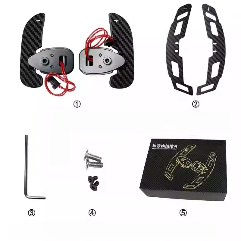 Magnetic Carbon Fiber Shift Paddles For Mercedes Benz AMG CLA35 CLA45 A35 A45 C63 E53 E63 S65 S63 G63 CLA35 CLA45 GLC43 GLC63
Magnetic Carbon Fiber Shift Paddles For Mercedes Benz AMG CLA35 CLA45 A35 A45 C63 E53 E63 S65 S63 G63 CLA35 CLA45 GLC43 GLC63