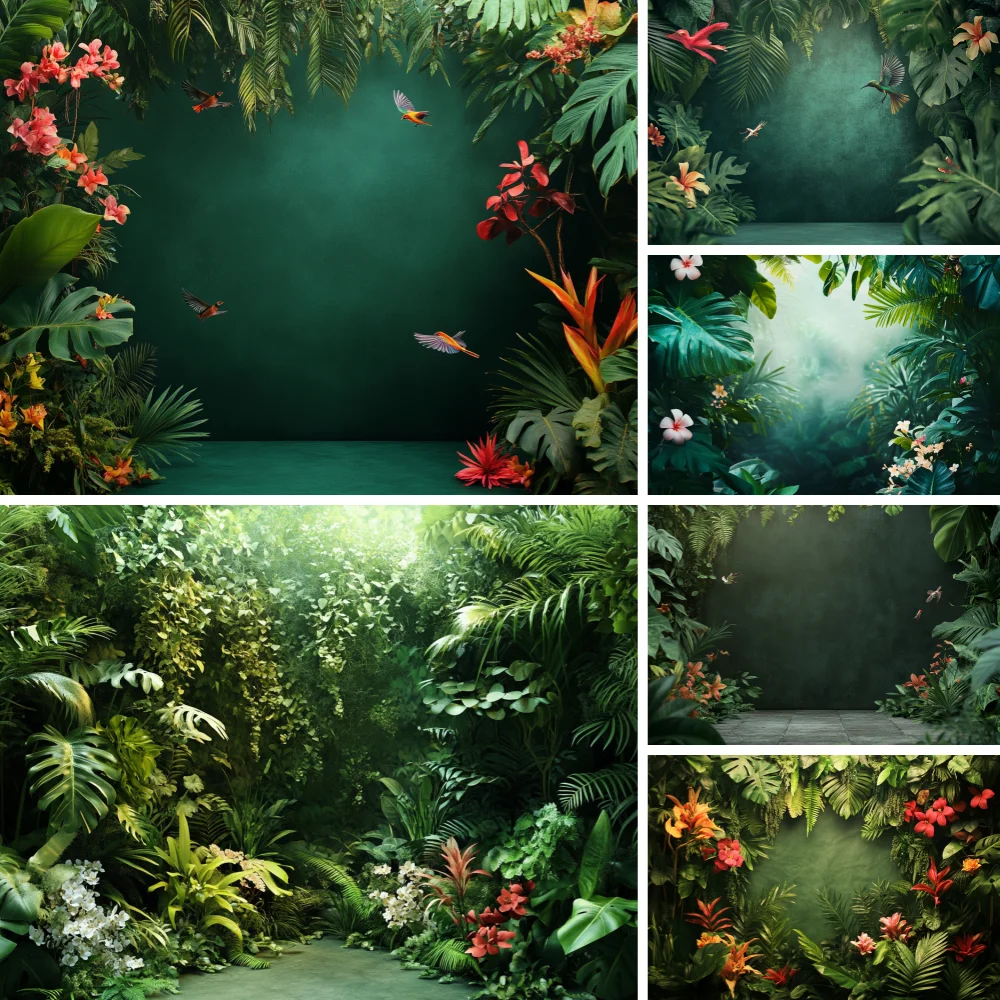 Tropical Rainforest Photography Backdrop Forest Jungle Green Tree Background Natural Scenery Party Decoration Photo Studio Prop
Tropical Rainforest Photography Backdrop Forest Jungle Green Tree Background Natural Scenery Party Decoration Photo Studio Prop