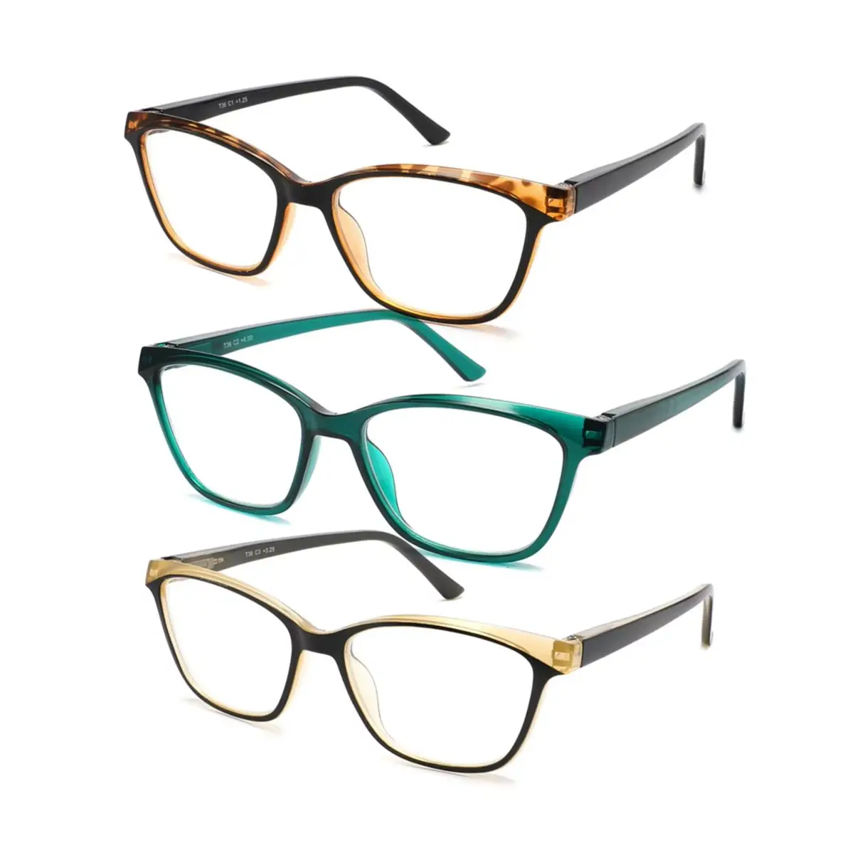 3 Pack Cat Eye Reading glasses For Women Blue Light Blocking Fashion Presbyopic Eyeglasses Anti Eye Strain Readers
3 Pack Cat Eye Reading glasses For Women Blue Light Blocking Fashion Presbyopic Eyeglasses Anti Eye Strain Readers
