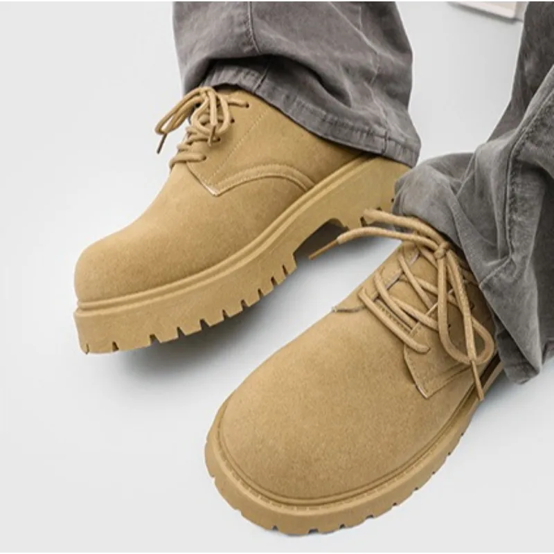 Platform Derby Shoes for Mens Classic Retro Suede Casual Men's Leather Shoes Fashion Designer Luxury Sneakers Zapatos De Hombre
Platform Derby Shoes for Mens Classic Retro Suede Casual Men's Leather Shoes Fashion Designer Luxury Sneakers Zapatos De Hombre