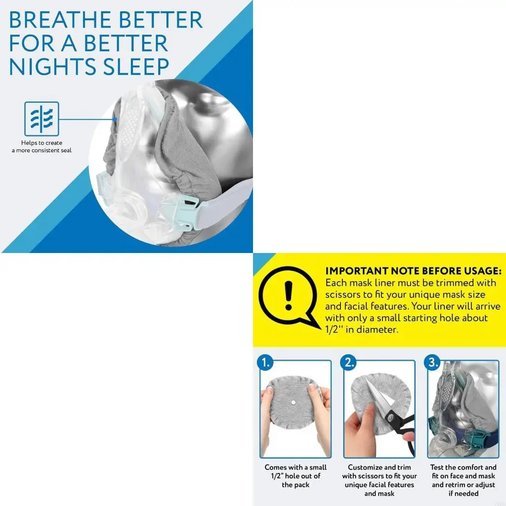 4 шт. многоразовые вкладыши для масок CPAP, мягкие хлопковые чехлы, полнолицевые чехлы для масок CPAP, уменьшающие утечку и
4 шт. многоразовые вкладыши для масок CPAP, мягкие хлопковые чехлы, полнолицевые чехлы для масок CPAP, уменьшающие утечку и