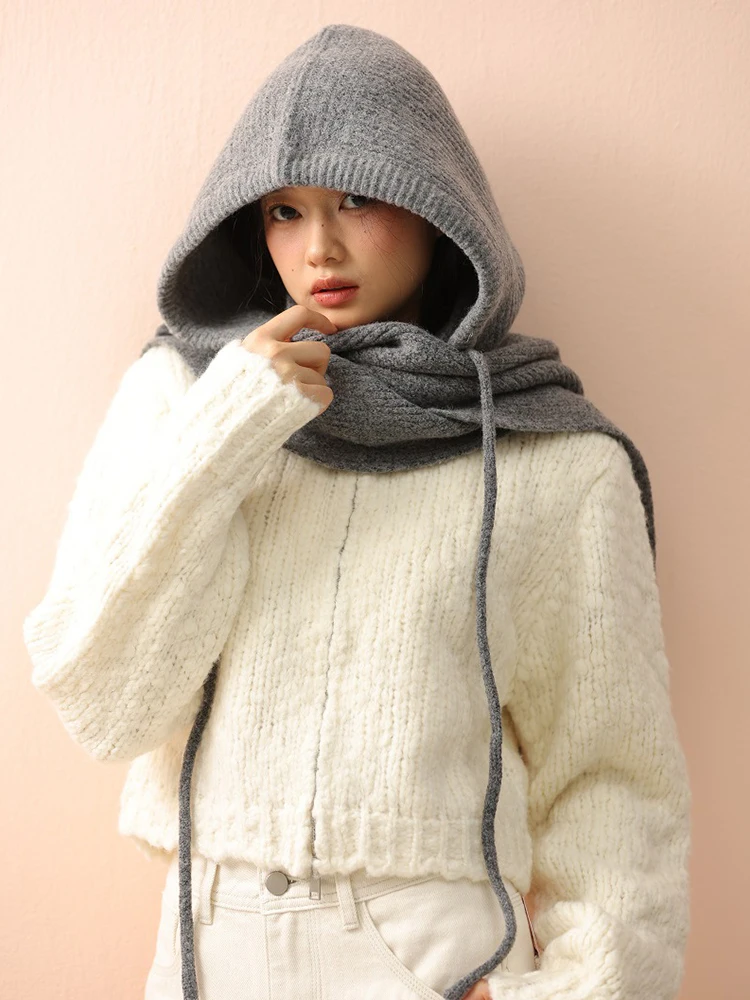 Модная корейская Балаклава, шапка, шапка, шарф, толстая вязаная теплая ретро-защита шеи, зимние аксессуары, вязаная шапка
Модная корейская Балаклава, шапка, шапка, шарф, толстая вязаная теплая ретро-защита шеи, зимние аксессуары, вязаная шапка